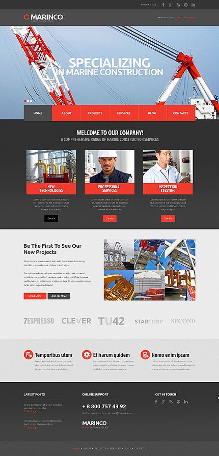 Construction website